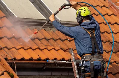 Démoussage et hydrofuge de toiture à Perelli